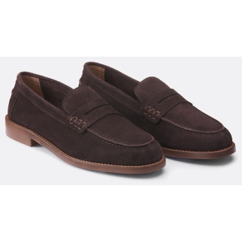 δερμάτινα σουέτ μοκασίνια