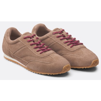 sneakers από σουέντ δέρμα