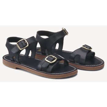 δερμάτινα σανδάλια με αγκράφα