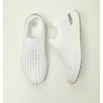 αθλητικά knit slip-on με στρας σε προσφορά