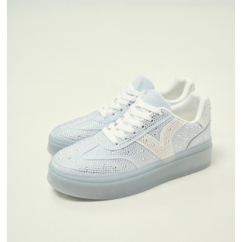 sneakers platform με στρας λογότυπο σε προσφορά