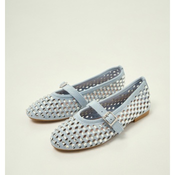 μπαλαρίνες mary jane με στρας σε προσφορά