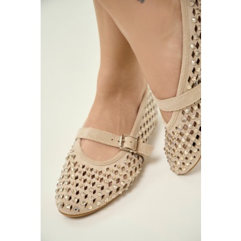 μπαλαρίνες mary jane με στρας σε προσφορά