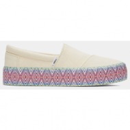  toms nat cvs/dmnd glb wm alpfnx sneak 10019814-natural multi