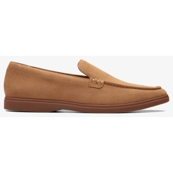 clarks torford easy light tan suede