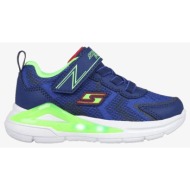  skechers lighted gore & strap sneaker w/ lateral tech piece 401660n_nvlm-nvlm navyblue
