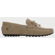  lumberjack main drive mocassin lace up suede παπουτσι ανδρικο sm81802002a01-cn017 biege