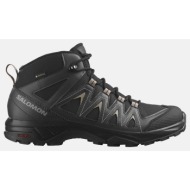  salomon hiking & multif - x-series x braze mid gtx black / phantom / vintage khaki παπουτσι ανδρικο 