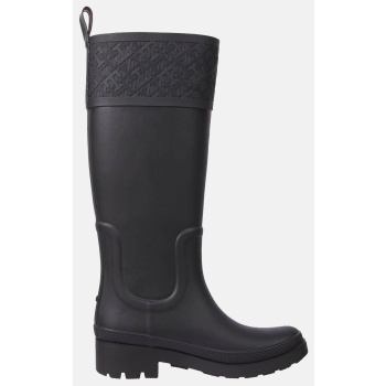 tommy hilfiger rubber long boot