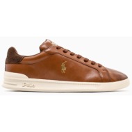  ralph lauren hrt ct ii-sneakers-low top lace 809892556001-001 tan