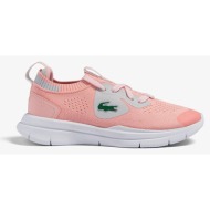  lacoste υποδημα παιδικο run spin knit 123 1 suc 37-45suc0014pl1-0000 lightpink