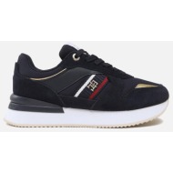  tommy hilfiger corp webbing runner gold fw0fw07383-dw6 darkblue