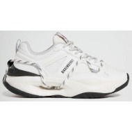  bikkembergs sneak hole w παπουτσι γυναικειο 25008cp-a25008cp white