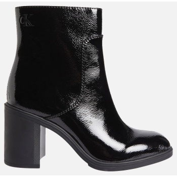 calvin klein mid block heel boot naplak σε προσφορά