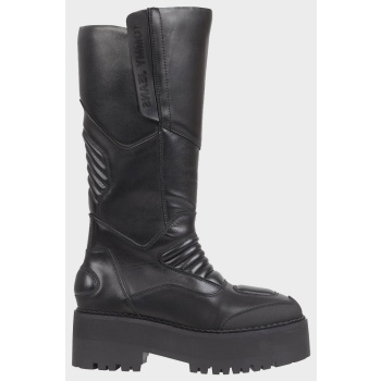 tommy jeans tjw long shaft biker boot σε προσφορά