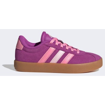 adidas vl court 3.0 k jh8726-pink pink