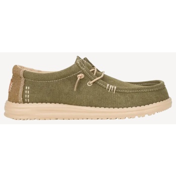 hey dude wally workwear 43084-3yt olive σε προσφορά