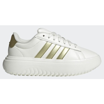 adidas grand court platfor jr0699-white σε προσφορά