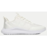  calvin klein eva runner lace up mat mix ym0ym01442-0k4 totalwhite