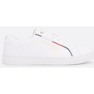  tommy hilfiger tommy hilfiger signature sneaker fw0fw06322-ybr white
