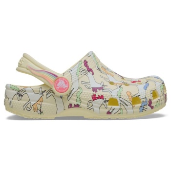 crocs classic unicorn graphic clog t