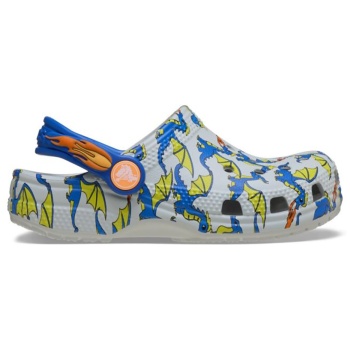 crocs classic dragon graphic clog t