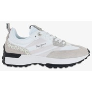  pepe jeans drop 1 lucky print παπουτσι γυναικειο pls60005l-800 white