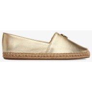  tommy hilfiger th logo gold espadrille fw0fw09473-0hs gold