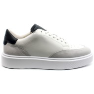  ανδρικά δερμάτινα luigis sneakers λευκά ted baker 270903-white navy