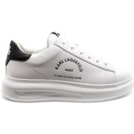  ανδρικά δερμάτινα maison karl sneakers λευκά karl lagerfeld kl52538-011 white