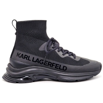 ανδρικά runner sneakers μαύρα karl σε προσφορά