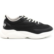  ανδρικά leon runn sneakers μαύρα hugo 50517096-012