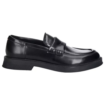 ανδρικά δερμάτινα lenner loafers μαύρα σε προσφορά