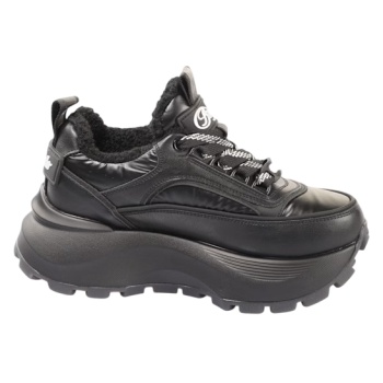 γυναικεία manhatten sneakers μαύρα σε προσφορά