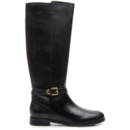  γυναικείες δερμάτινες brooke ii μπότες μαύρες ralph lauren 802967769001-black