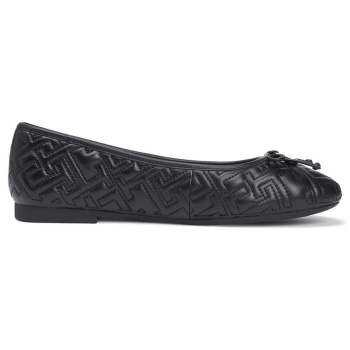 γυναικείες δερμάτινες μπαλαρίνες μαύρες