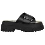 γυναικείες pluto slide buckle παντόφλες μαύρες buffalo buf1602333-black