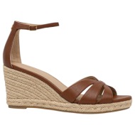  γυναικείες δερμάτινες nellie πλατφόρμες καφέ ralph lauren 802p04433002-ταν