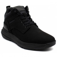 ανδρικά δερμάτινα gary sneakers μαύρα lumberjack smf3701001d01-cb001