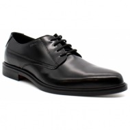  ανδρικά δερμάτινα kerr παπούτσια μαύρα hugo 50493160-001