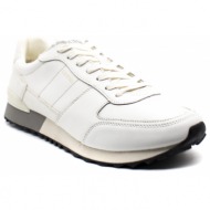 ανδρικά δερμάτινα padova sneakers λευκά padova sneakers λευκά guess fm6pdvlea12-white