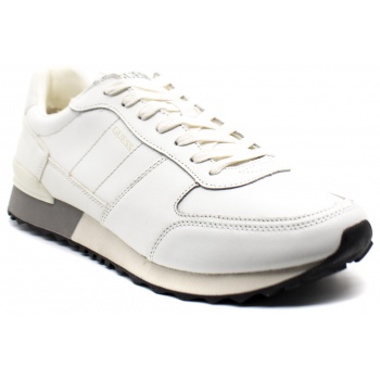 ανδρικά δερμάτινα padova sneakers λευκά σε προσφορά