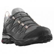  γυναικεία δερμάτινα x ward gore-tex sneakes γκρι salomon 471824-gull black