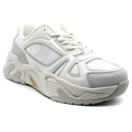  γυναικεία chunky runner vibram sneakers λευκά calvin klein yw0yw01310-01v