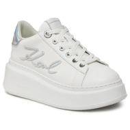  γυναικεία δερμάτινα signia sneakers λευκά karl lagerfeld kl63510a-01s white