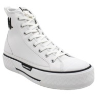  ανδρικά δερμάτινα sneakers λευκά karl lagerfeld kl50450-011 white