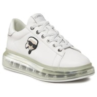  γυναικεία δερμάτινα karl nft lo lace sneakers λευκά karl lagerfeld kl62630n-01s white