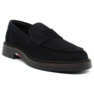  ανδρικά loafers navy μπλε tommy hilfiger fm0fm05263-dw5