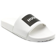  γυναικείες timein slid2 παντόφλες λευκές hugo 50546281-100