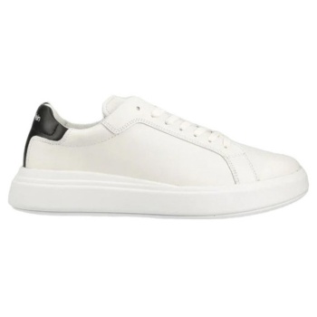 ανδρικά δερμάτινα sneakers λευκά calvin σε προσφορά